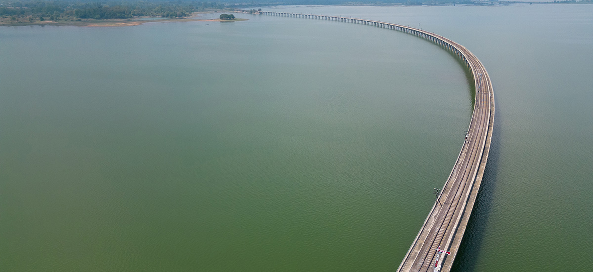 Bridge over a body of water
